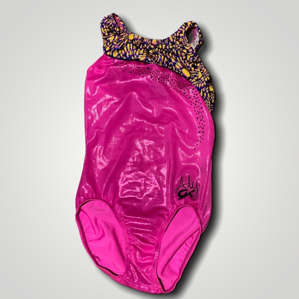 GK pink Aly tank leotard size YL